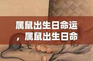 属鼠出生日命运揭秘,鼠年出生者的命运走势与人生轨迹探索