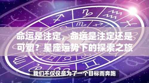 命运之谜,注定还是可塑?星座运势下的探索之旅