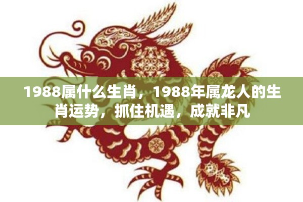 1988年属龙人的运势与机遇,把握时机,成就辉煌人生