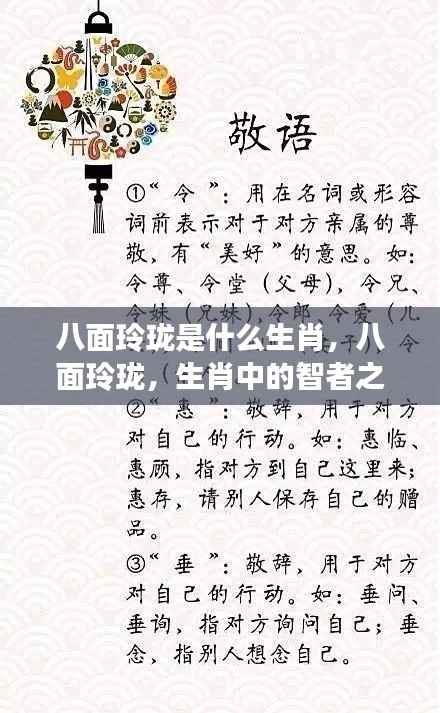 八面玲珑,生肖中的智者风采