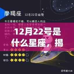 揭秘星座奥秘,12月22日的星座运势与星辰轨迹探寻