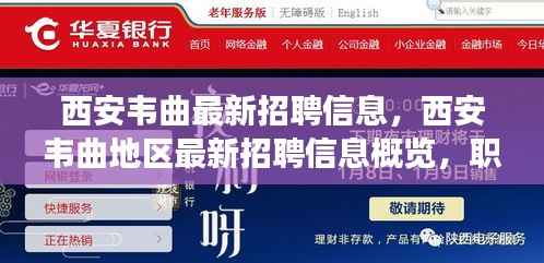 西安韦曲最新招聘信息概览,职场人的新机遇