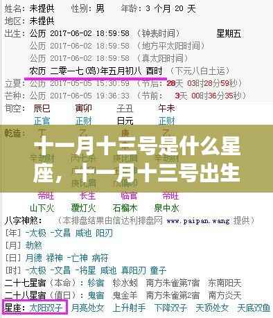 十一月十三号星座运势解读,揭秘你的星座性格与未来运势