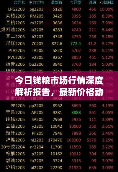 今日钱粮市场行情深度解析报告,最新价格动态一网打尽!