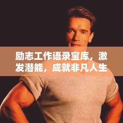 励志工作语录宝库,激发潜能,成就非凡人生