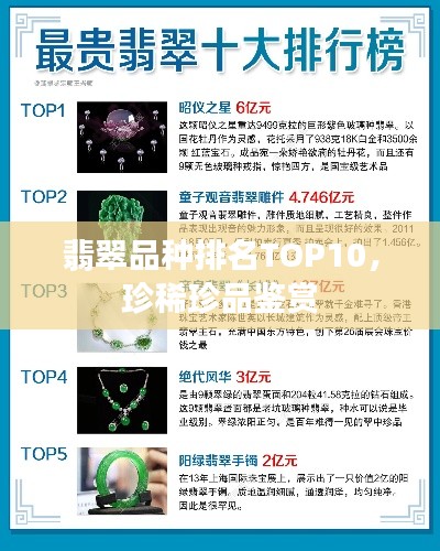 翡翠品种排名TOP10,珍稀珍品鉴赏