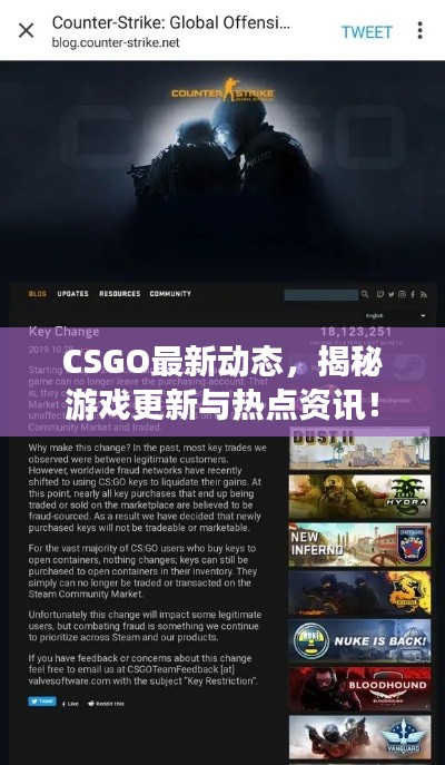 CSGO最新动态,揭秘游戏更新与热点资讯!